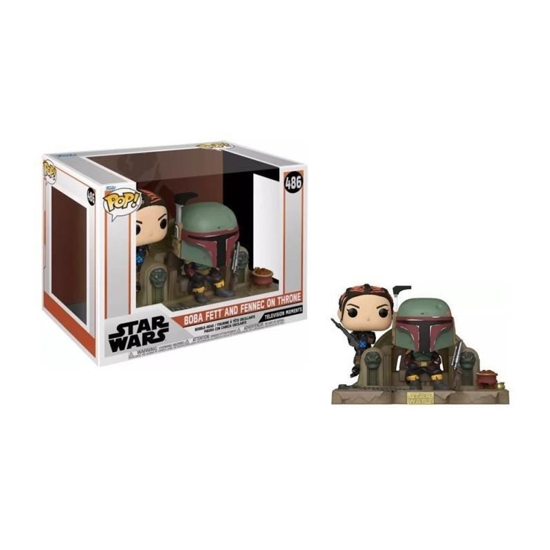 Figurine Funko Pop! Moment : Mandalorian - Boba Fett & Fennec Shand