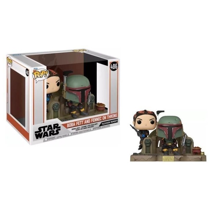 Figurine Funko Pop! Moment : Mandalorian - Boba Fett & Fennec Shand