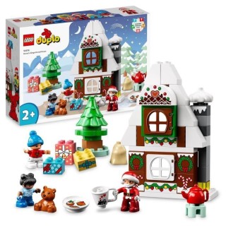 LEGO DUPLO 10976 La Maison en Pain d'Épices du Pere Noël, Jouet Enfa
