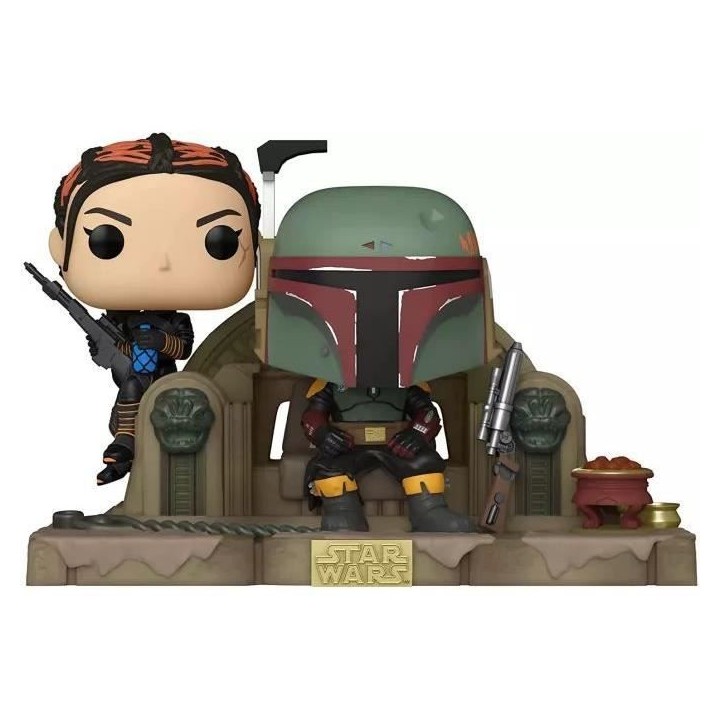 Figurine Funko Pop! Moment : Mandalorian - Boba Fett & Fennec Shand