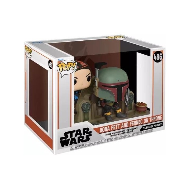 Figurine Funko Pop! Moment : Mandalorian - Boba Fett & Fennec Shand