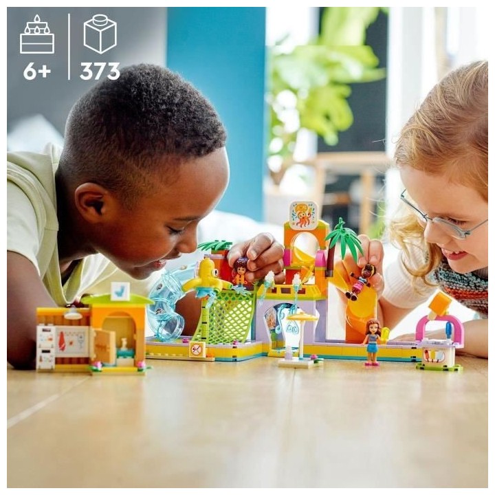 LEGO 41720 Friends Le Parc Aquatique, Jouet d'Été a Construire pour