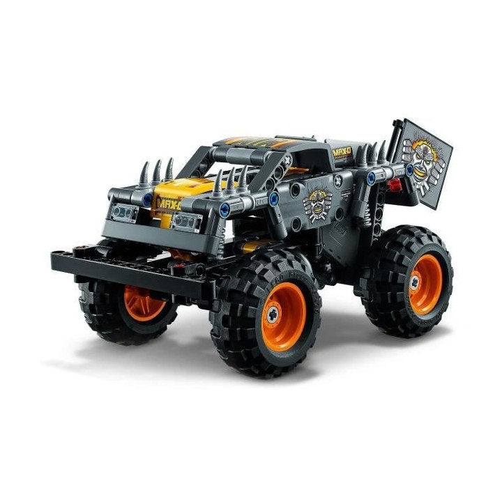 LEGO Technic 42119 Monster Jam Max-D, Jouet Truck, Quad, Cascade de Vo