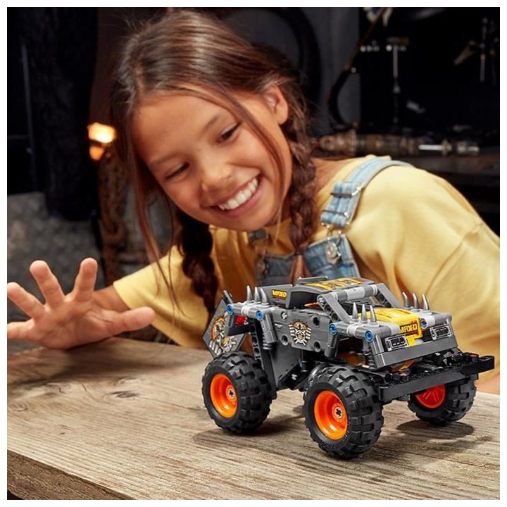 LEGO Technic 42119 Monster Jam Max-D, Jouet Truck, Quad, Cascade de Vo