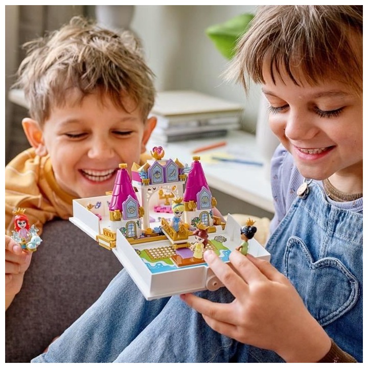 LEGO 43193 Disney Les Aventures d'Ariel, Belle, Cendrillon et Tiana da