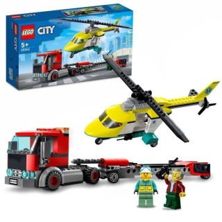 LEGO 60343 City Great Vehicles Le Transport de L'Hélicoptere de Secou