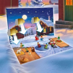 LEGO City 60352 Calendrier de l'Avent 2022, Jouet, Figurine Pere Noël, Cadeau pour Enfants