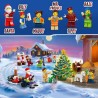 LEGO City 60352 Calendrier de l'Avent 2022, Jouet, Figurine Pere Noël, Cadeau pour Enfants