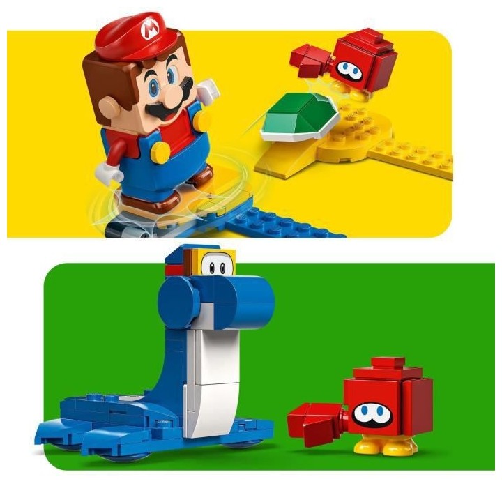 LEGO 71398 Super Mario Ensemble d'Extension Le Bord de Mer de Dorrie,