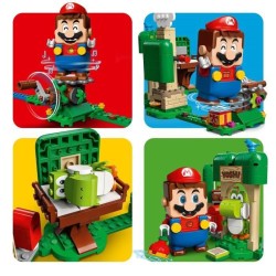 LEGO Super Mario 71406 Ensemble d'Extension La Maison Cadeau de Yoshi, Jouet Construction