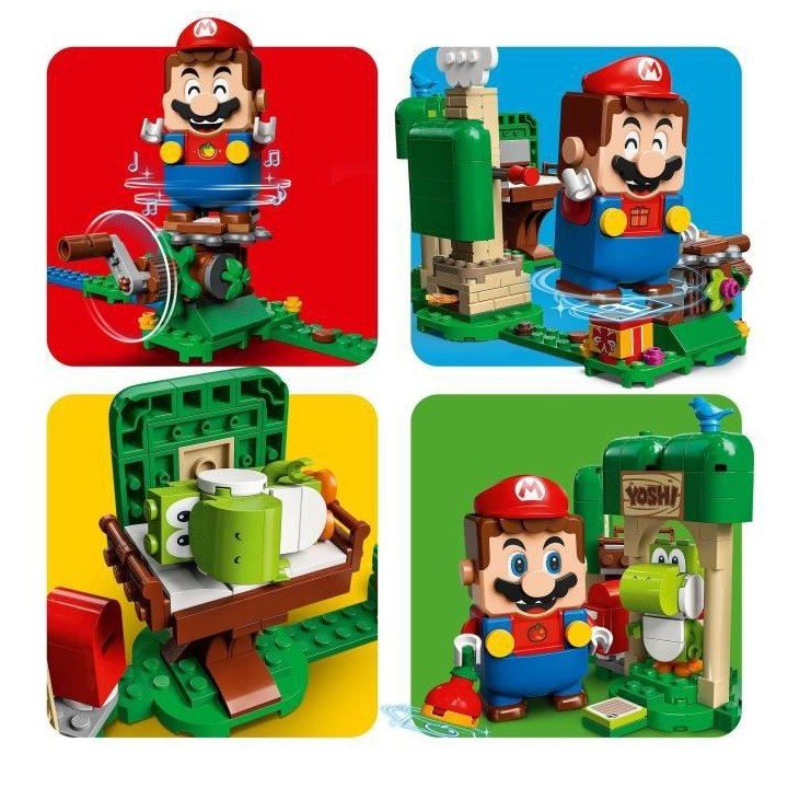 LEGO Super Mario 71406 Ensemble d'Extension La Maison Cadeau de Yoshi,