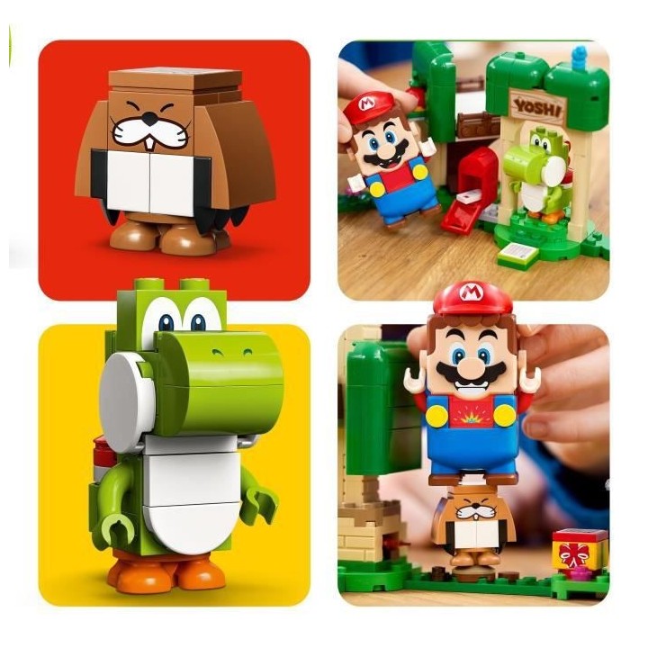 LEGO Super Mario 71406 Ensemble d'Extension La Maison Cadeau de Yoshi,