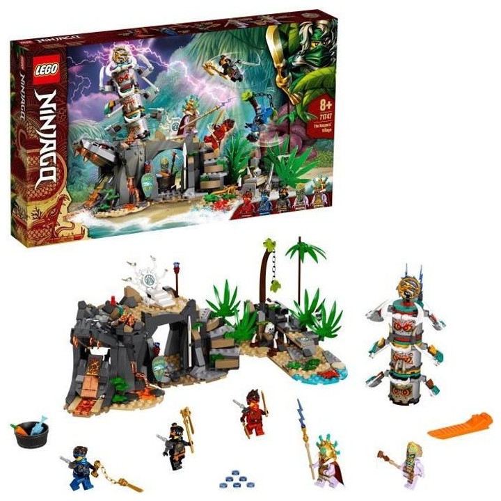 LEGO NINJAGO 71747 Le Village des Gardiens, Jouet de Construction, ave