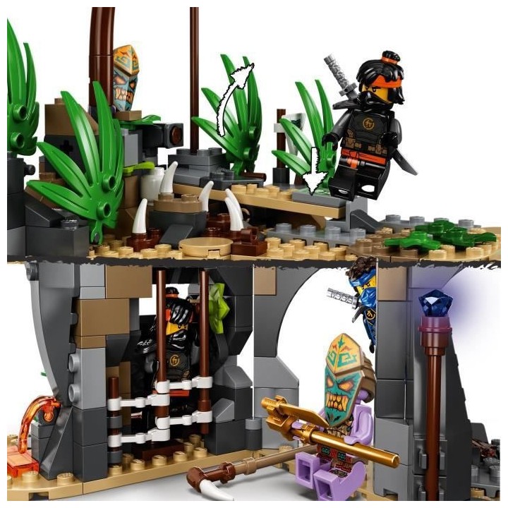 LEGO NINJAGO 71747 Le Village des Gardiens, Jouet de Construction, ave