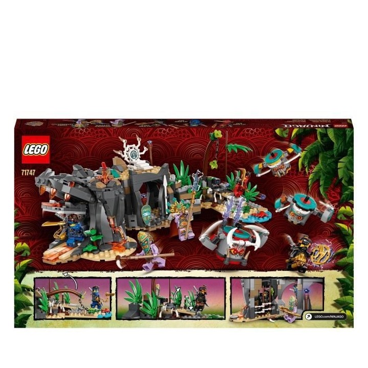 LEGO NINJAGO 71747 Le Village des Gardiens, Jouet de Construction, ave