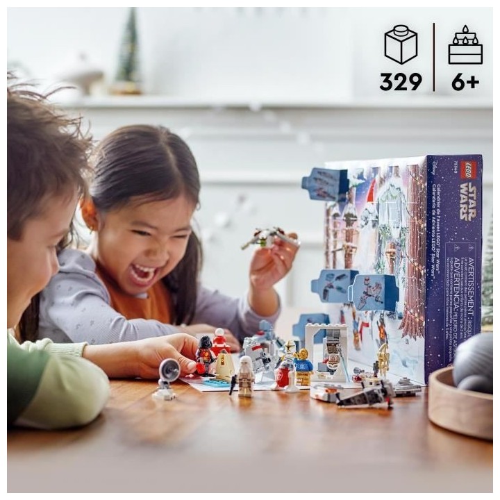 LEGO Star Wars 75340 Le Calendrier de l'Avent 2022, 24 Mini-Jouets, Ca