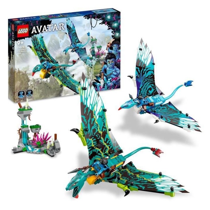 LEGO Avatar 75572 Le Premier Vol en Banshee de Jake & Neytiri, Jouet P