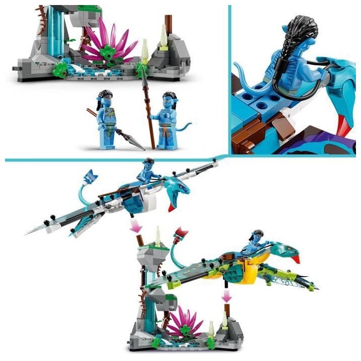 LEGO Avatar 75572 Le Premier Vol en Banshee de Jake & Neytiri, Jouet P