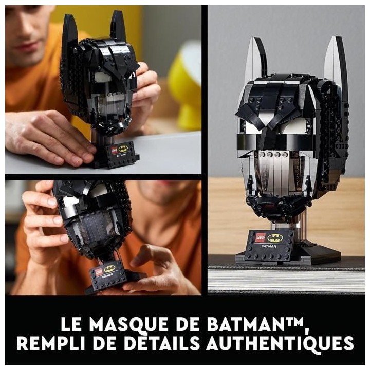 LEGO Batman 76182 Le Masque de Batman, Kit Construction, Casque, Super