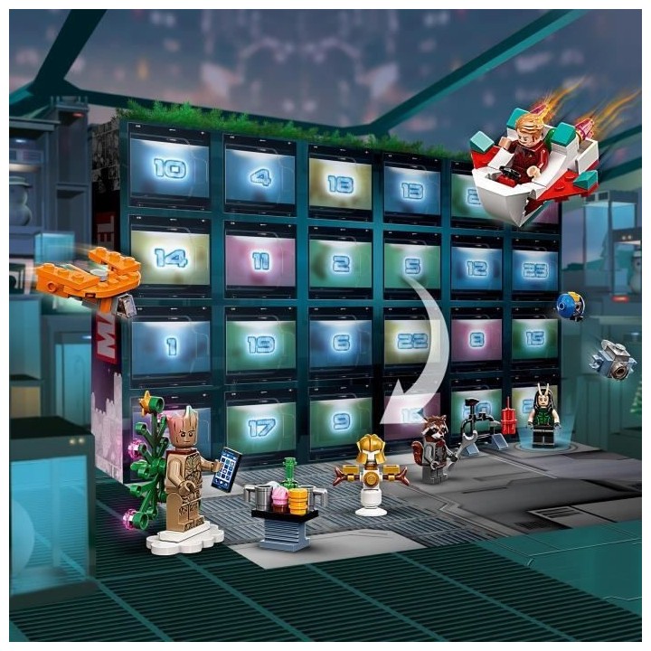 LEGO Marvel 76231 Le Calendrier de l'Avent 2022 Les Gardiens de la Gal