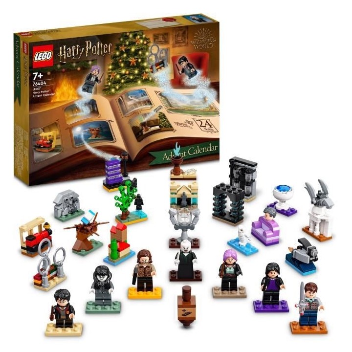 LEGO Harry Potter 76404 Le Calendrier de l'Avent 2022, 24 Mini-Jouets,