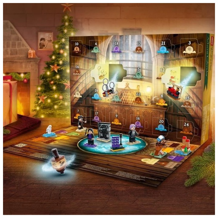LEGO Harry Potter 76404 Le Calendrier de l'Avent 2022, 24 Mini-Jouets,