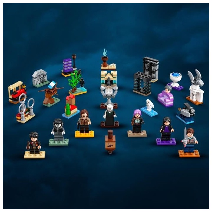 LEGO Harry Potter 76404 Le Calendrier de l'Avent 2022, 24 Mini-Jouets,