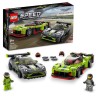 LEGO 76910 Speed Champions Aston Martin Valkyrie AMR Pro & Vantage GT3, 2 Modeles de Voitures de Course, Jouet Pour Enfants