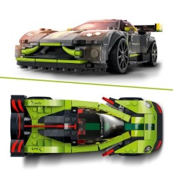 LEGO 76910 Speed Champions Aston Martin Valkyrie AMR Pro & Vantage GT3, 2 Modeles de Voitures de Course, Jouet Pour Enfants