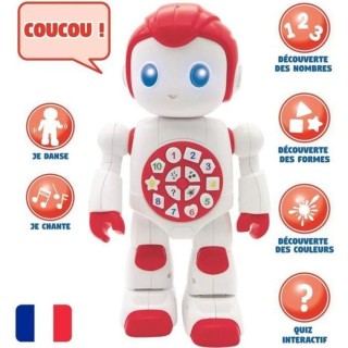 POWERMAN BABY - Robot Parlant Interactif Jouet d'éveil et d'apprentis