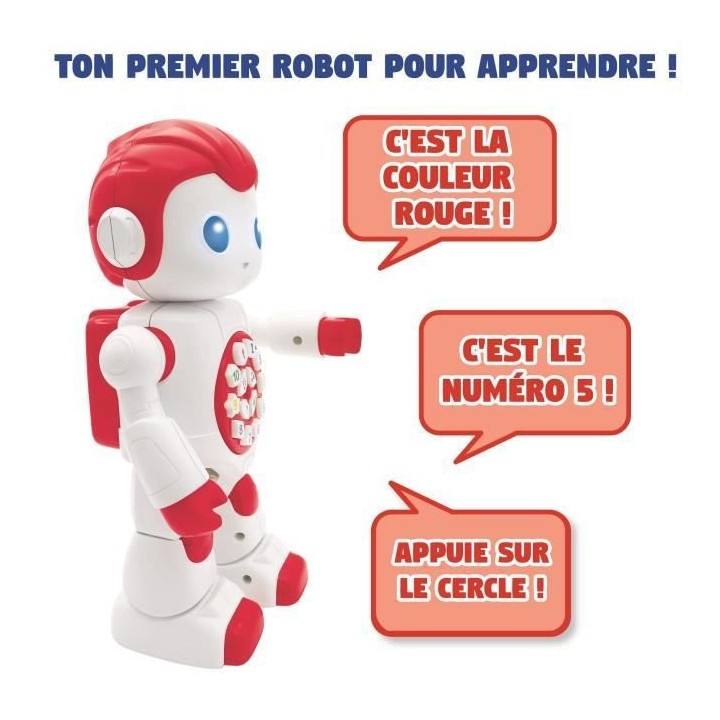 POWERMAN BABY - Robot Parlant Interactif Jouet d'éveil et d'apprentis