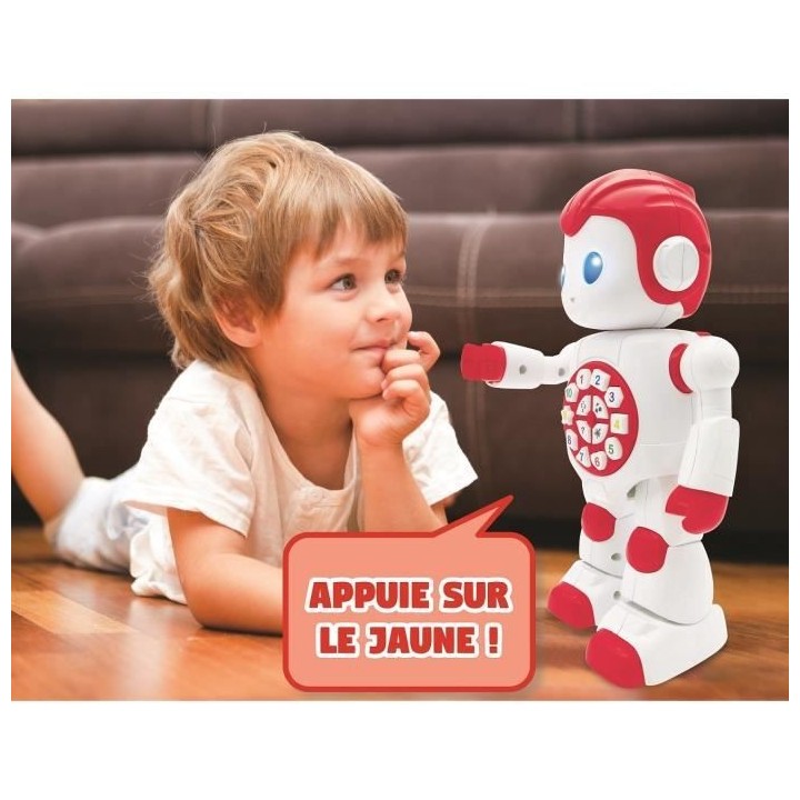 POWERMAN BABY - Robot Parlant Interactif Jouet d'éveil et d'apprentis