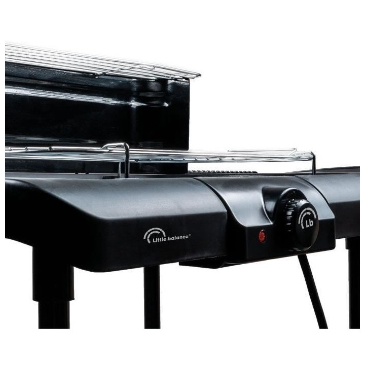 LITTLE BALANCE Barbecue grill sur pied électrique Happy - Noir