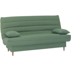 Banquette clic clac 3 places - tissu Green bay - Style contemporain - L 190 x P92 cm - LIV