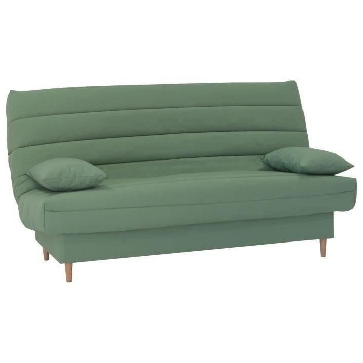 Banquette clic clac 3 places - tissu Green bay - Style contemporain -