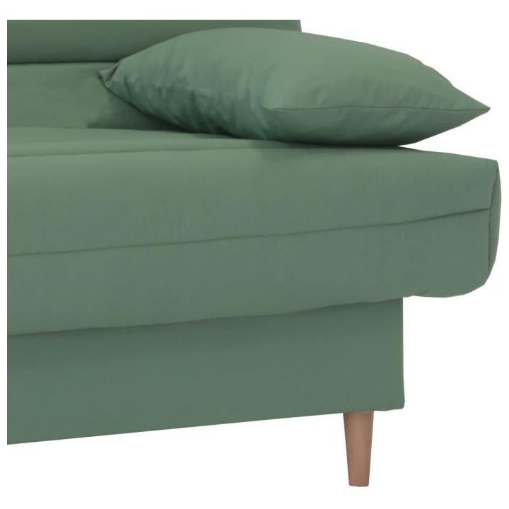 Banquette clic clac 3 places - tissu Green bay - Style contemporain -