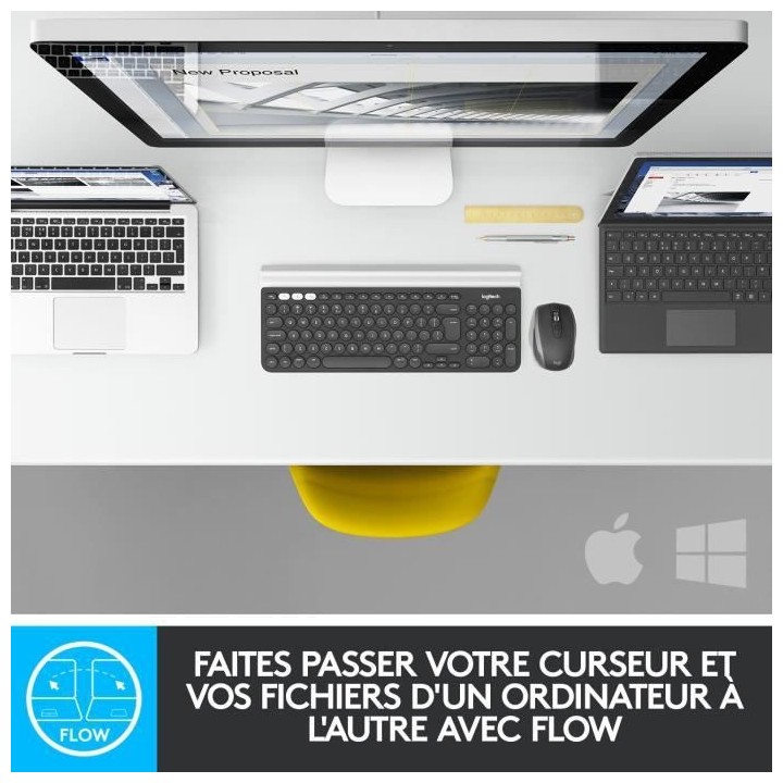 LOGITECH - Souris sans fil MX Anywhere 2S - Noir