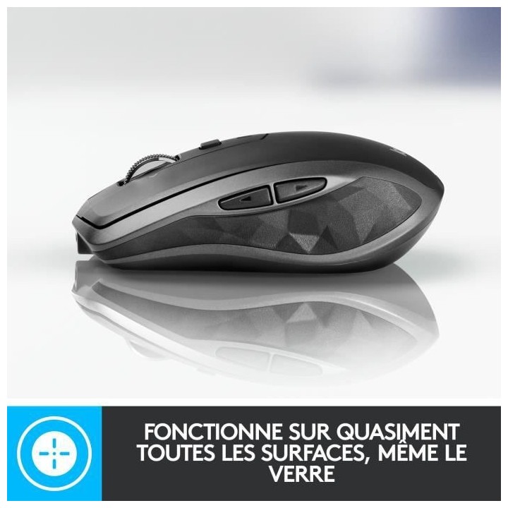 LOGITECH - Souris sans fil MX Anywhere 2S - Noir