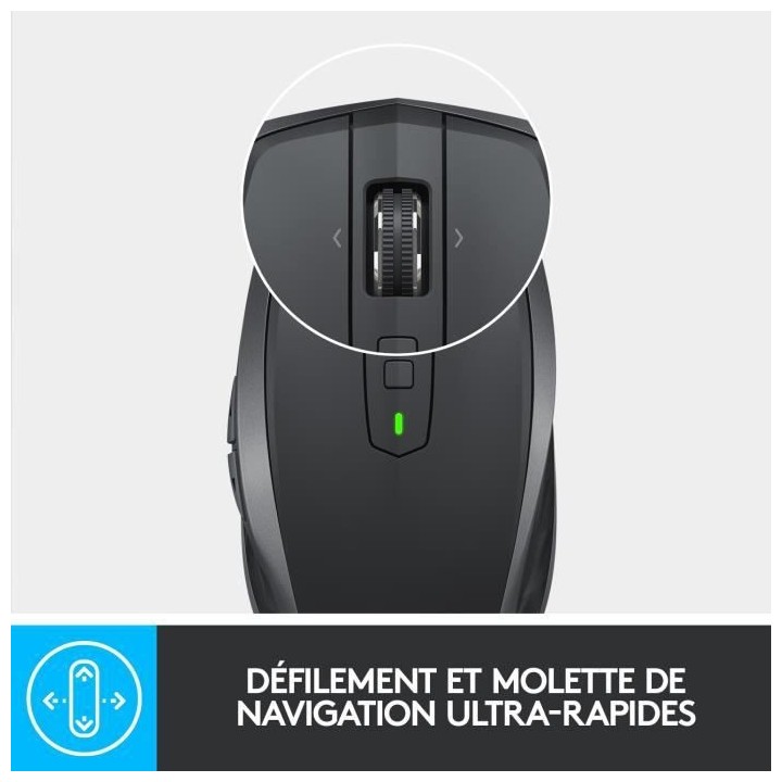 LOGITECH - Souris sans fil MX Anywhere 2S - Noir