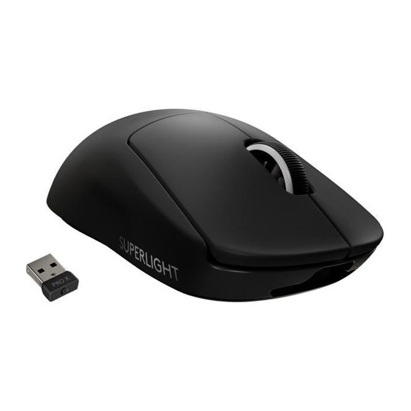 Souris Gaming sans fil - LOGITECH G - PRO X SUPERLIGHT - Noir