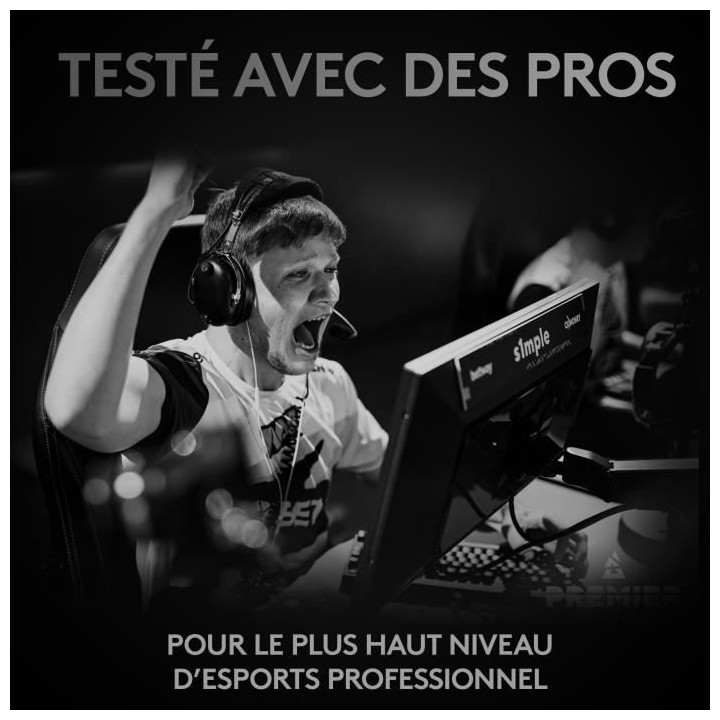 Souris Gaming sans fil - LOGITECH G - PRO X SUPERLIGHT - Noir