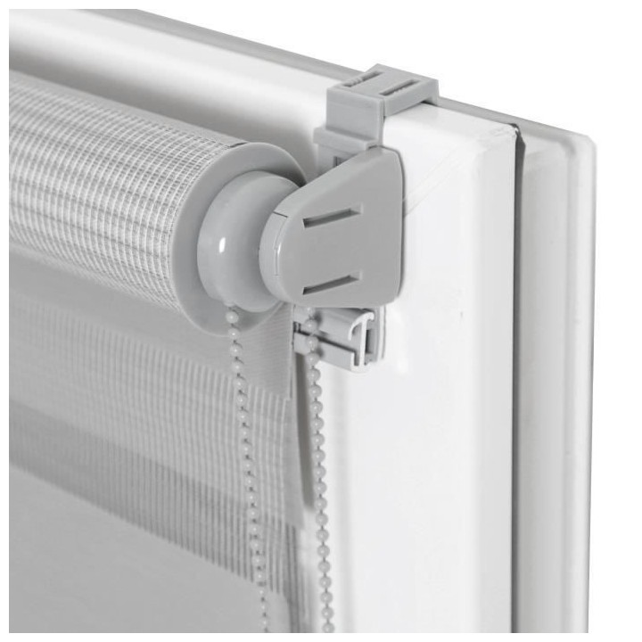 DOMDECO Store jour et nuit sans perçage - Gris clair - 62x190 cm