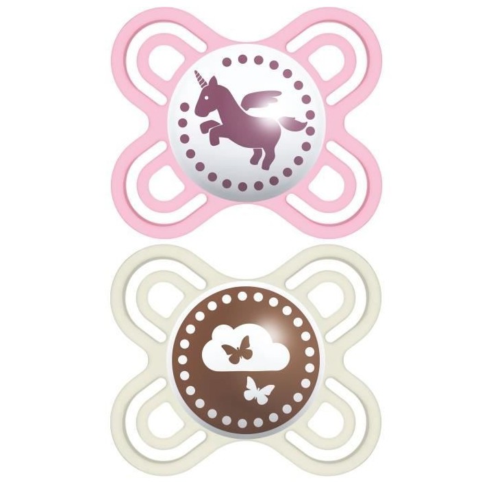 MAM Perfect Sucette Anatomique Naissance +0m Licorne Nuage Lot de 2 +