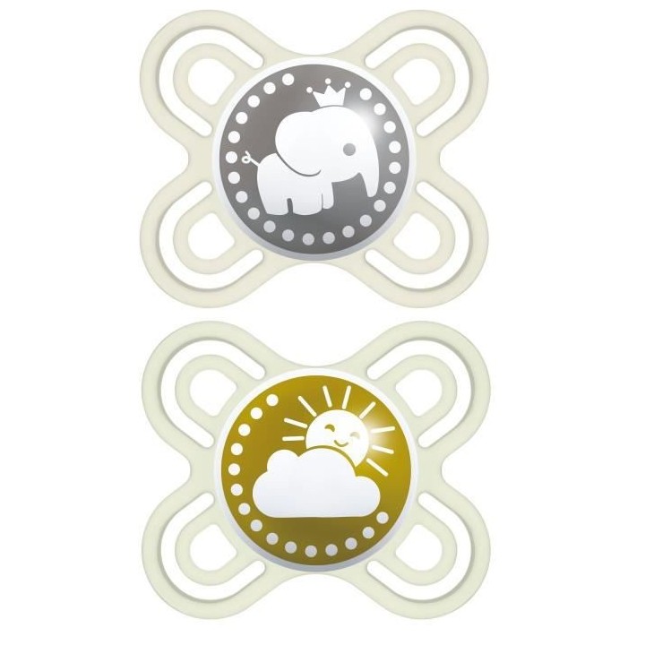 MAM Perfect Sucette Anatomique Naissance +0m Licorne Nuage Lot de 2 +