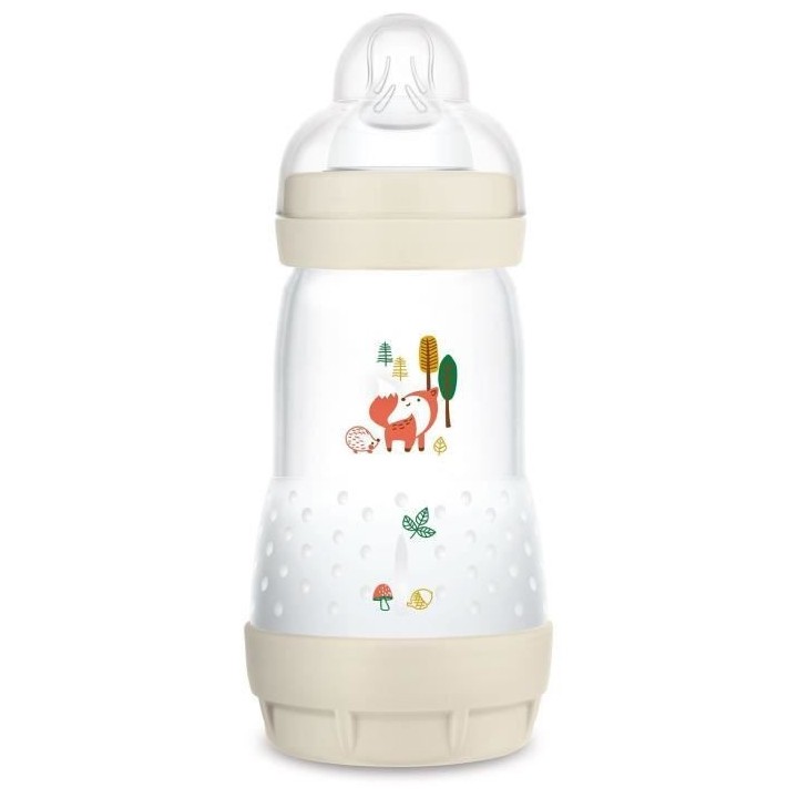 MAM Biberon Easy Start / Anti-Colique Nature - 260ml - Lin- Tétine D