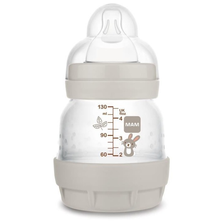MAM Biberon Easy Start / Anti-Colique Nature - 130ml - Dune - Tétine
