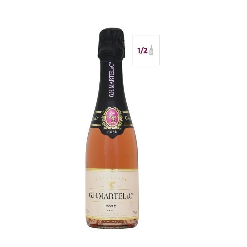 Champagne G.H. Martel Rosé - 37,5 cl