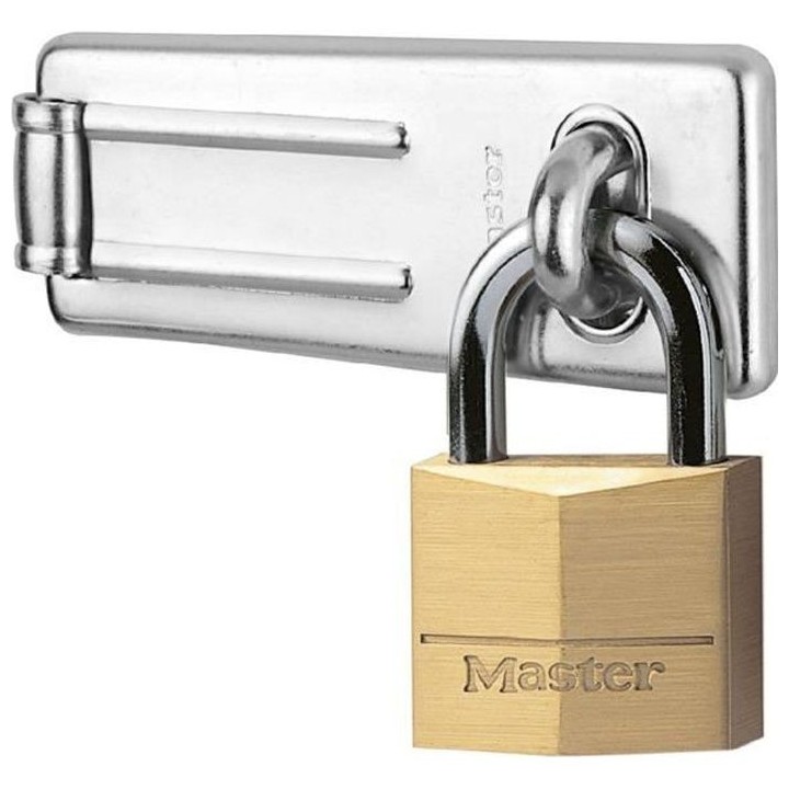 MASTERLOCK Pack moraillon + cadenas