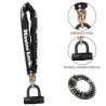 Master Lock Chaîne avec serrure Mini U Acier 90 cm x 10 mm 8234EURDPRO