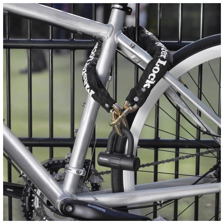 Master Lock Chaîne avec serrure Mini U Acier 90 cm x 10 mm 8234EURDPR